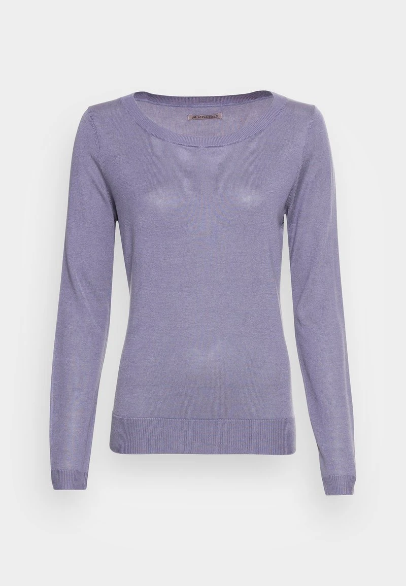 Venta al por mayor ✨ Anna Field SILK BLEND JUMPER - Jersey De Punto - Blue, Mujer ✨ 6 Venta al por mayor ✨ Anna Field SILK BLEND JUMPER - Jersey De Punto - Blue, Mujer ✨ - Imagen 4