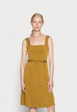 Venta al por mayor 🌟 Anna Field WIDE STRAP BASIC MIDI DRESS - Vestido Informal - Brown, Mujer 😉