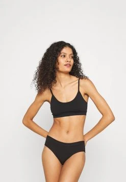 Lo mas barato ✔️ Anna Field 2PP SEAMLESS CROP TOP - Top - Black, Mujer 👏