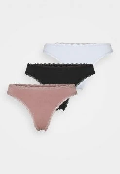 Venta express 😍 Anna Field 3 PACK SEAMLESS LACE - Tanga - Black/pink/blue, Mujer 👍 -Elegancia Femenina Tienda a726203f1ec242269a6b5ba1a64a84e4