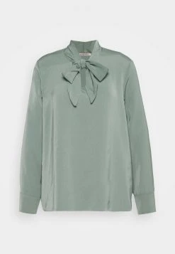 Descuento 👏 Anna Field Pussy Bow Blouse - Blusa - Green, Mujer ✔️