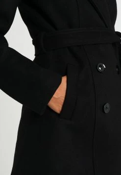 Barato ⌛ Anna Field DOUBLE BREASTED COAT WITH HOOD - Abrigo Clásico - Black, Mujer 🤩 -Elegancia Femenina Tienda a8a272dfb62e40559fa31ca39215d0ff