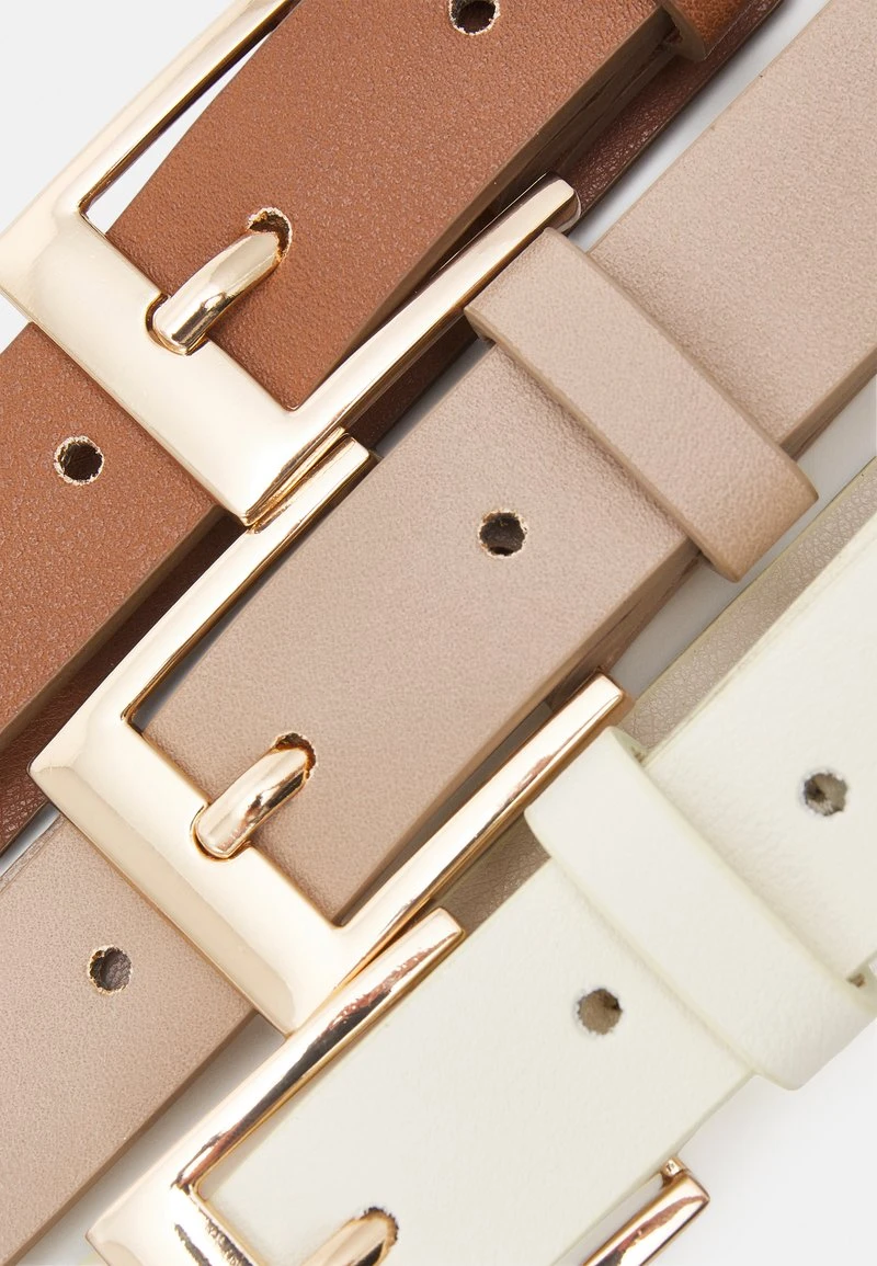 mejor venta ⭐ Anna Field 3 PACK - Cinturón - Cognac/off-white, Mujer ⌛ 6 mejor venta ⭐ Anna Field 3 PACK - Cinturón - Cognac/off-white, Mujer ⌛ - Imagen 4