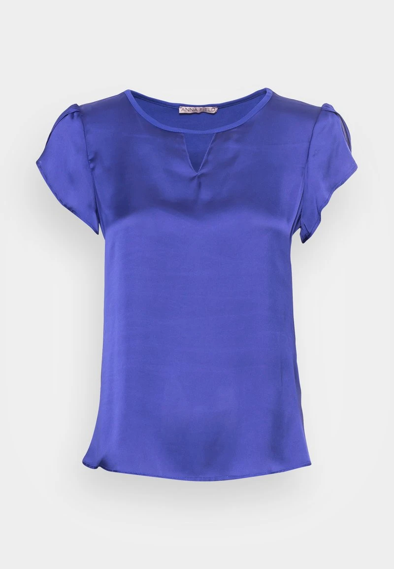 Nuevo ✨ Anna Field Camiseta Básica - Dark Blue, Mujer 🛒 6 Nuevo ✨ Anna Field Camiseta Básica - Dark Blue, Mujer 🛒 - Imagen 4