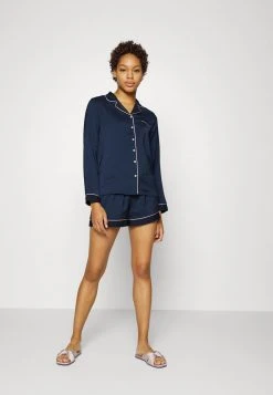 Descuento ✔️ Anna Field AMANDA LONG SLEEVE SHORT SET - Pijama - Dark Blue, Mujer 😍 -Elegancia Femenina Tienda aacb76408be84e109b1bfbc6677fd83b