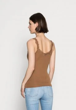 Mejor trato ✔️ Anna Field SCALLOP LACE - Top - Brown, Mujer 🔥 -Elegancia Femenina Tienda add4ae2e4d814ff68a4a156f363d3214
