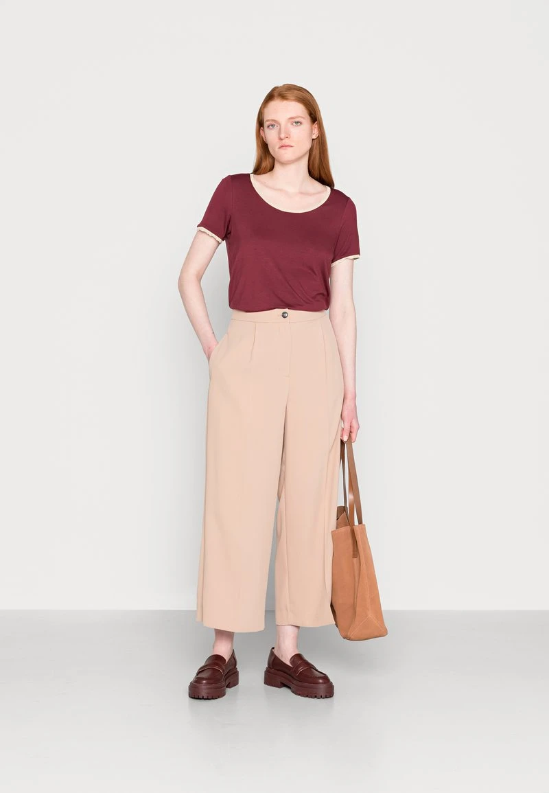 Promoción ⭐ Anna Field Camiseta Básica - Dark Red, Mujer 🧨 4 Promoción ⭐ Anna Field Camiseta Básica - Dark Red, Mujer 🧨 - Imagen 2