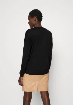 Venta express ⌛ Anna Field BASIC- SOFT V-NECK - Jersey De Punto - Black, Mujer ⌛ -Elegancia Femenina Tienda b086b719f939416d99d13217e83f21b0