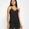 Para estrenar 🛒 Anna Field MIA CHIFFON PJ SET - Pijama - Black, Mujer 😍