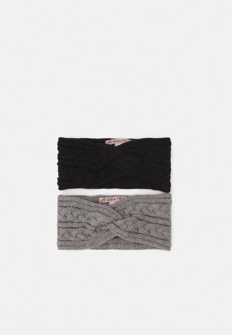 Venta express ✔️ Anna Field 2 PACK - Orejeras - Black/grey, Mujer ✨ 3 Venta express ✔️ Anna Field 2 PACK - Orejeras - Black/grey, Mujer ✨