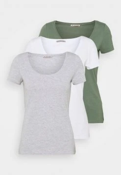 Comprar 🔥 Anna Field 3 PACK - Camiseta Básica - White/mottled Light Grey/light Green, Mujer 😍 -Elegancia Femenina Tienda b8cbca3d6ca846908581ba95a1a19db1