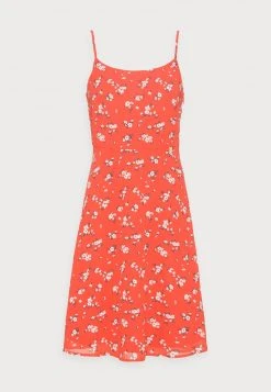 Nuevo 👍 Anna Field STRAPPA FIT AND FLARE - Vestido Informal - Red/white, Mujer ⌛ -Elegancia Femenina Tienda b90e656adace4eca81442980014ab1e3