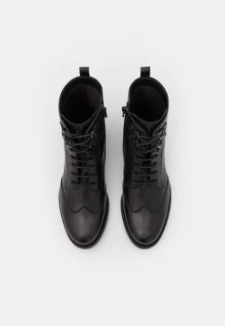 Promoción ❤️ Anna Field LEATHER - Botines Con Cordones - Black, Mujer ❤️ -Elegancia Femenina Tienda b939b8d080b843e0b0487e70d78742a3