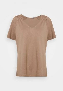 Cupón ✨ Anna Field Camiseta Básica - Light Brown, Mujer 😉