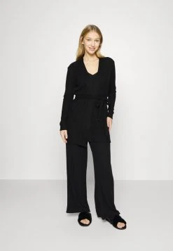 Cupón 🔔 Anna Field RIB 3 PIECE PYJAMA - Pijama - Black, Mujer ✨