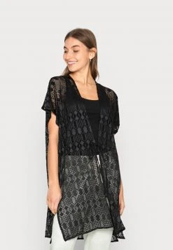Promoción 👏 Anna Field Poncho - Black, Mujer ✔️