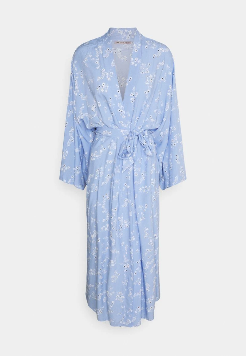 ofertas ✨ Anna Field LISHA LONG PRINTED ROBE - Albornoz - Blue Denim, Mujer ⌛ 10 ofertas ✨ Anna Field LISHA LONG PRINTED ROBE - Albornoz - Blue Denim, Mujer ⌛ - Imagen 8