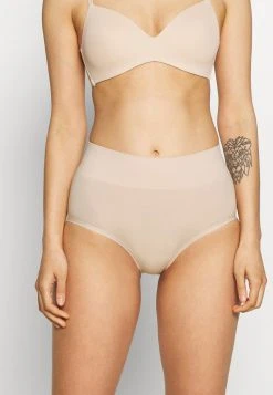 Presupuesto ✔️ Anna Field 2PP HIGH WAIST BRIEF - Braguitas - Beige, Mujer ⌛