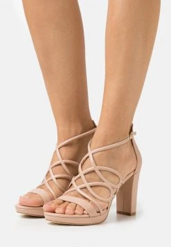 Gran venta 🎉 Anna Field LEATHER - 🛒 Sandalias De Tacón - Beige, Mujer ✔️