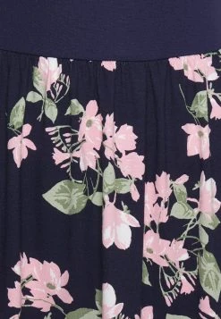 Barato ✨ Anna Field BOAT NECK PRINT 😀 DRESS WITH SOLID 🎁 SKIRT - Vestido Ligero - Dark Blue, Mujer ⭐ -Elegancia Femenina Tienda be7050b4fa9e4044a4b64385a5771d44