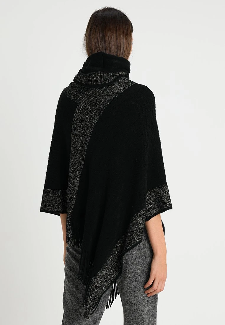 Nuevo ⭐ Anna Field Poncho - Black/gold, Mujer 🥰 5 Nuevo ⭐ Anna Field Poncho - Black/gold, Mujer 🥰 - Imagen 3