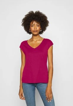 Barato 👍 Anna Field Camiseta Básica - Berry, Mujer 🤩