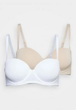 Gran venta 🔥 Anna Field 2 PACK - Sujetador Sin Tirantes/multiescote - White/nude, Mujer 😀