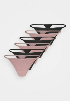 ofertas 👏 Anna Field 7PP GEORGIA THONG PACK - Tanga - Black/pink, Mujer 😀 -Elegancia Femenina Tienda c57d52a576e04ead82958ef5b7e6aadf