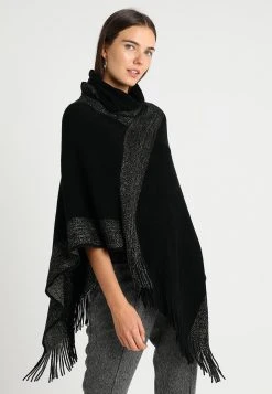 Nuevo ⭐ Anna Field Poncho - Black/gold, Mujer 🥰