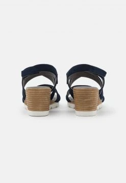 Gran venta 🥰 Anna Field LEATHER - Sandalias De Cuña - Blue, Mujer 👍 -Elegancia Femenina Tienda c75cf1dae66d4ef6b2a8b14f5cc929cb