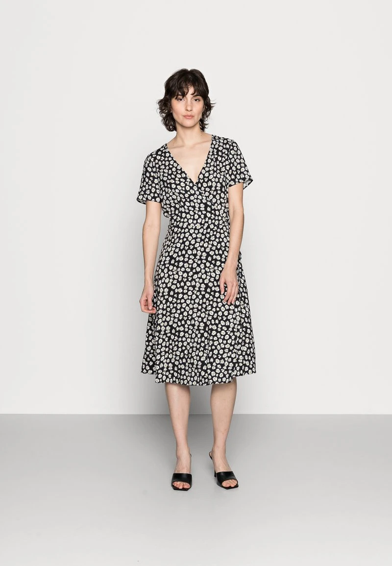 Cupón 🛒 Anna Field WRAP DRESS - Vestido Informal - Black/white, Mujer ⌛ 3 Cupón 🛒 Anna Field WRAP DRESS - Vestido Informal - Black/white, Mujer ⌛