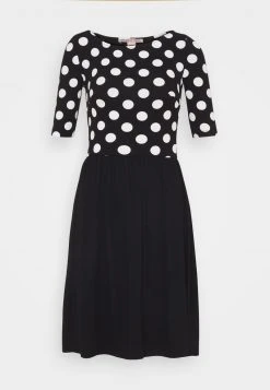 Venta al por mayor ✔️ Anna Field BOAT NECK PRINT 💯 DRESS WITH SOLID ✨ SKIRT - Vestido Ligero - Black/white, Mujer ❤️ -Elegancia Femenina Tienda c9ad2ac6aeb84e0990ef2fa07f3442d7