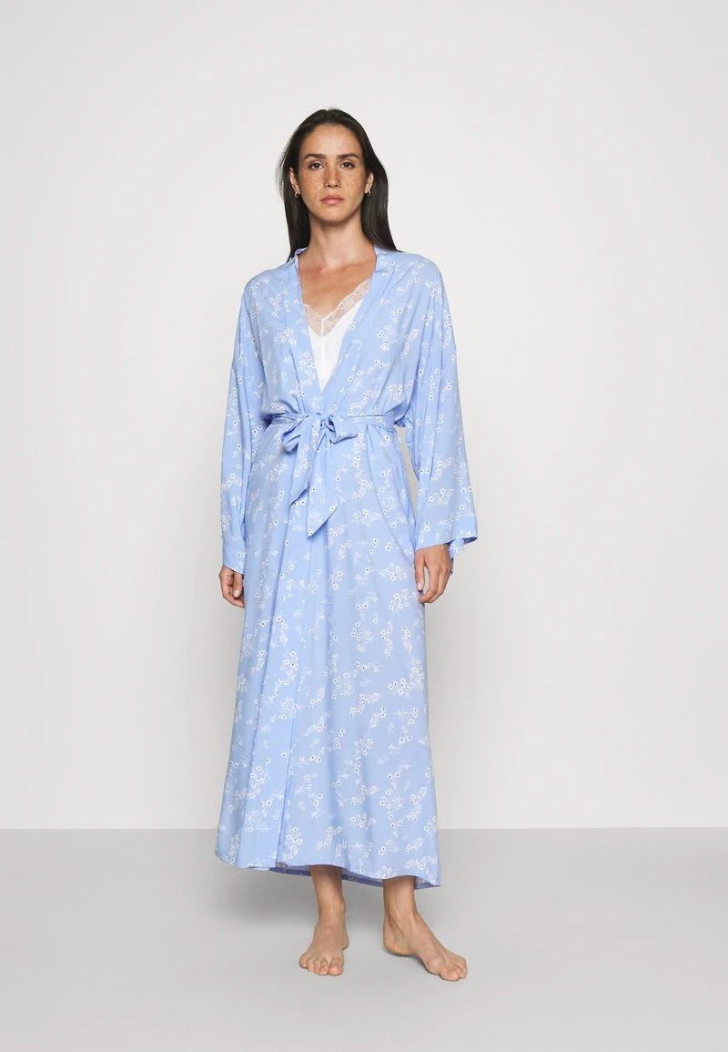 ofertas ✨ Anna Field LISHA LONG PRINTED ROBE - Albornoz - Blue Denim, Mujer ⌛ 3 ofertas ✨ Anna Field LISHA LONG PRINTED ROBE - Albornoz - Blue Denim, Mujer ⌛