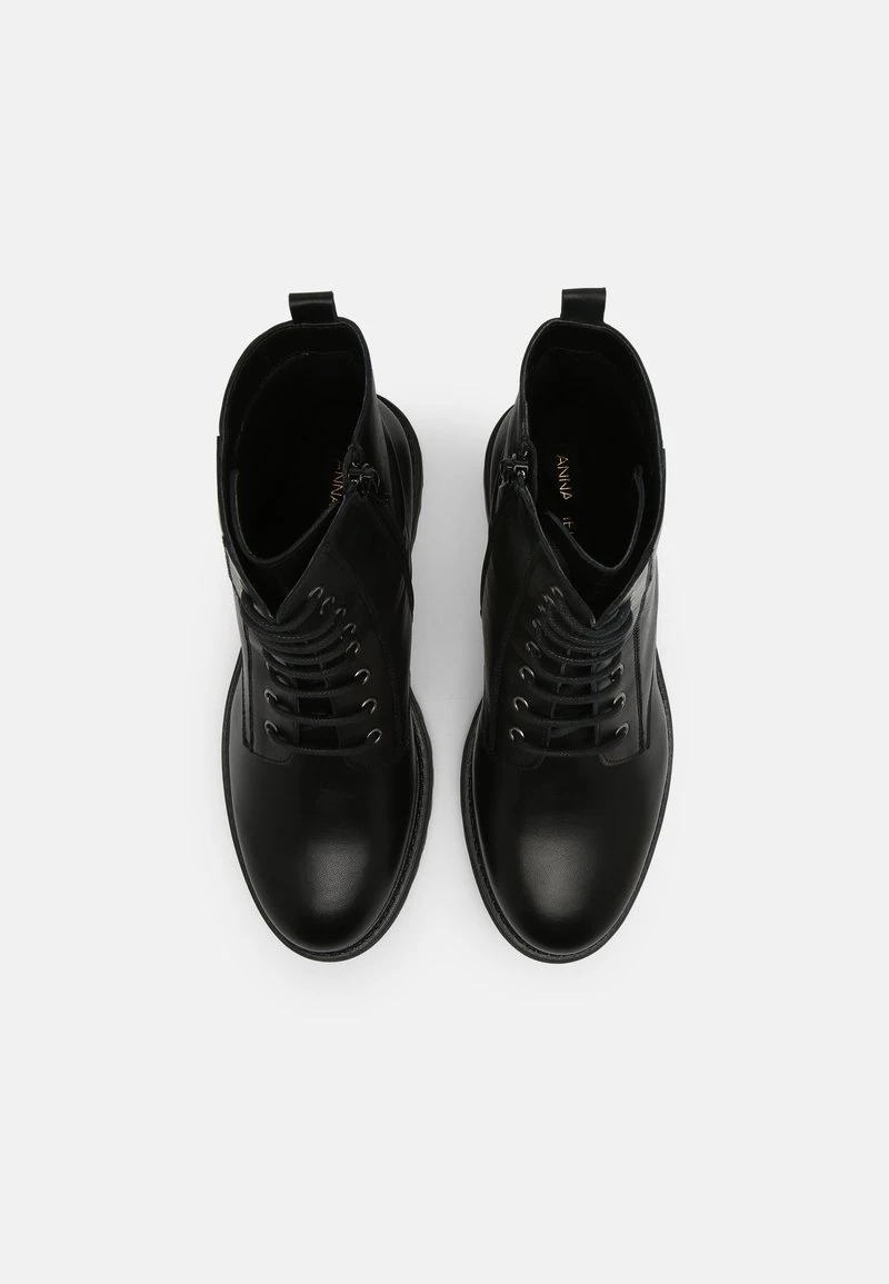 Descuento ✨ Anna Field LEATHER - Botines Con Cordones - Black, Mujer 🧨 8 Descuento ✨ Anna Field LEATHER - Botines Con Cordones - Black, Mujer 🧨 - Imagen 6