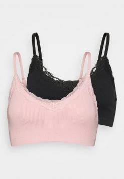 Venta express ⭐ Anna Field 2 PACK - Top - Black/pink, Mujer ⭐ -Elegancia Femenina Tienda ce69315bba2e4abaa1ad5d7f7954102b