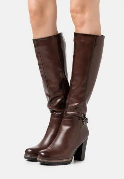 Lo mas barato 😀 Anna Field Botas De Tacón - Dark Brown, Mujer ❤️