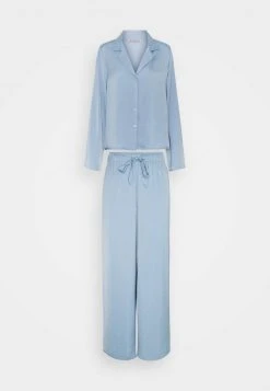 Mejor trato ❤️ Anna Field 👍 HAMMERED SATIN PJ SET - Pijama - Blue Denim, Mujer ✔️