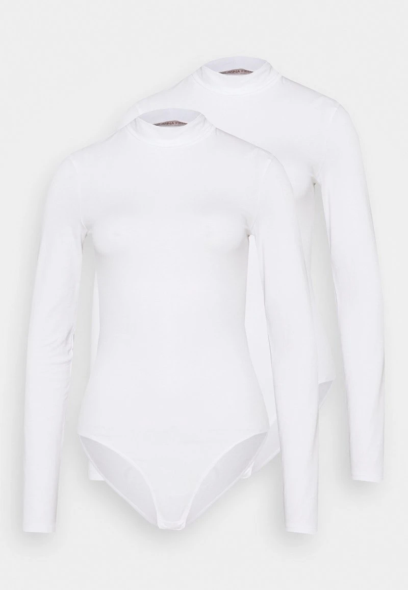 Promoción ⌛ Anna Field LAURA 2PP HIGH NECK BODIES - Body - White, Mujer 🥰 7 Promoción ⌛ Anna Field LAURA 2PP HIGH NECK BODIES - Body - White, Mujer 🥰 - Imagen 5
