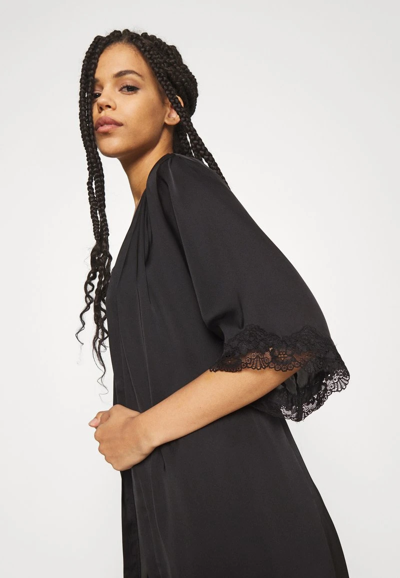 Mejor trato 💯 Anna Field ARIANA SATIN KIMONO - Albornoz - Black, Mujer ⌛ 6 Mejor trato 💯 Anna Field ARIANA SATIN KIMONO - Albornoz - Black, Mujer ⌛ - Imagen 4