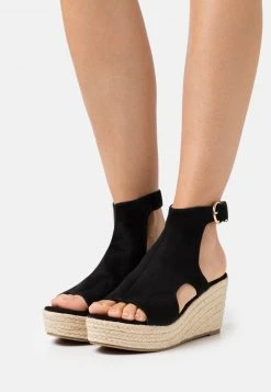 ofertas ⌛ Anna Field ⭐ Sandalias Con Plataforma - Black, Mujer 👏