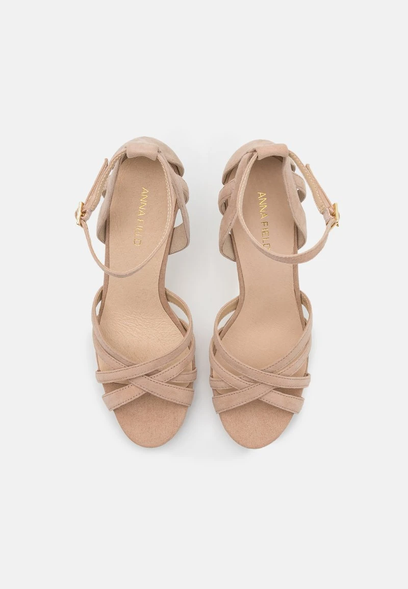 Comprar 💯 Anna Field LEATHER - Sandalias De Tacón - Beige, Mujer 🌟 8 Comprar 💯 Anna Field LEATHER - Sandalias De Tacón - Beige, Mujer 🌟 - Imagen 6