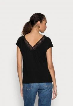 Presupuesto ⭐ Anna Field Camiseta Básica - Black, Mujer 🤩 -Elegancia Femenina Tienda e8f7bb993d784bb79ae53e9efea308c4