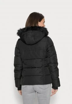 Descuento ✔️ Anna Field SHORT PUFFER WITH HOOD - Chaqueta De Invierno - Black, Mujer ✨ -Elegancia Femenina Tienda e99db654171b46a981c863db2f58e715