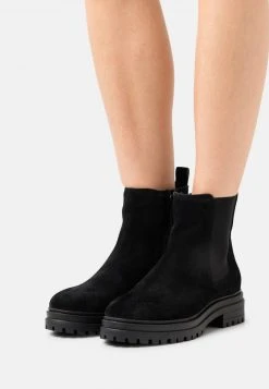 Venta express ✔️ Anna Field LEATHER - Botines - Black, Mujer 🎉