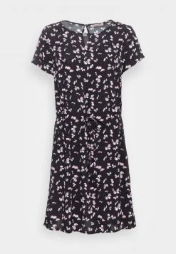 Gran venta ⌛ Anna Field WOVEN 🎉 DRESS BASIC TUNNEL - Vestido Informal - Black/lilac, Mujer 🛒 -Elegancia Femenina Tienda ea9a76b38c7041d3b26f4ad483db88f6
