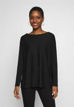 Cupón 👏 Anna Field BATWING JUMPER BOATNECK - Jersey De Punto - Black, Mujer 🎉