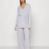 Barato ⭐ Anna Field 3 PIECE JERSEY LOUNGE SET - Pijama - Mottled Light Grey, Mujer ❤️