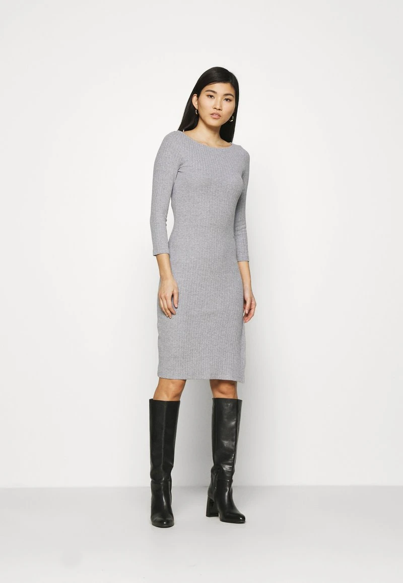 Descuento ⌛ Anna Field Vestido De Punto - Mottled Grey, Mujer ⌛ 3 Descuento ⌛ Anna Field Vestido De Punto - Mottled Grey, Mujer ⌛