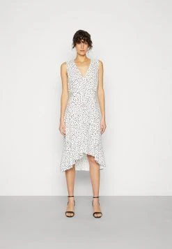 ofertas ⌛ Anna Field Vestido De Cóctel - White/black, Mujer 🔥