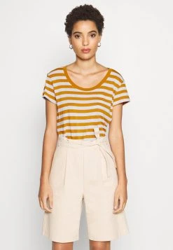 Descuento 🛒 Anna Field Camiseta Estampada - White/yellow, Mujer 🤩